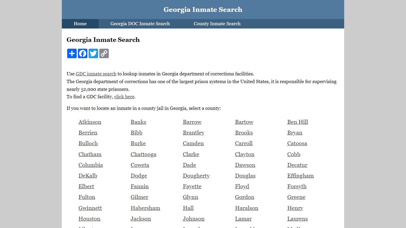 Laurens County Inmate Search